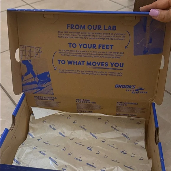 Brooks Hyperion 3 Men’s Running Shoes Size 9 Blue/Coral Papaya Brand New in Box - Picture 11 of 11